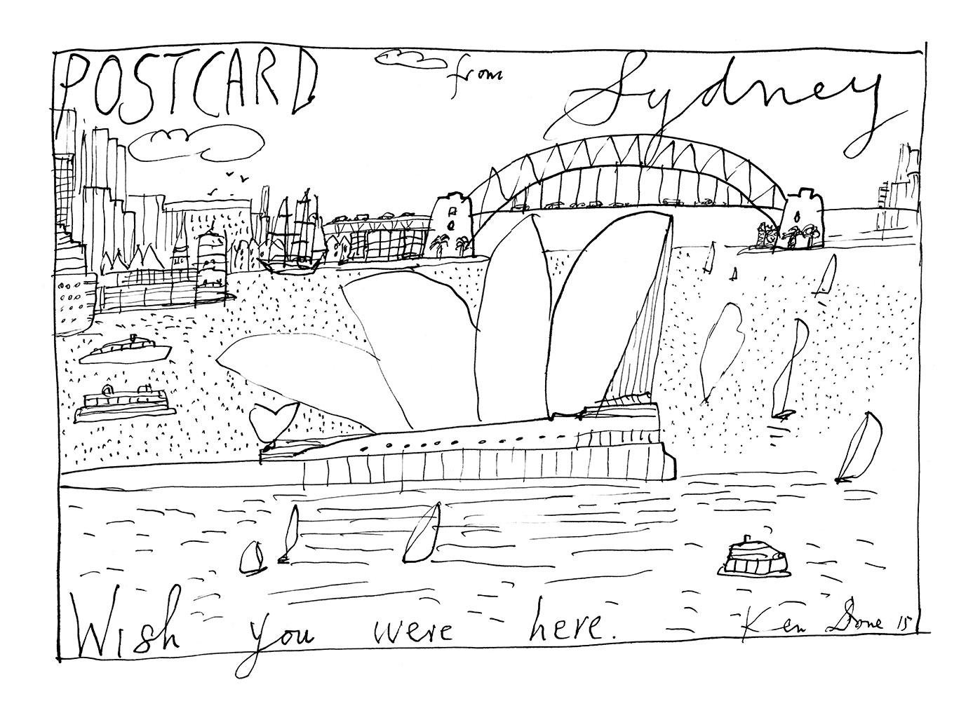Postcard from Sydney, wish you were here