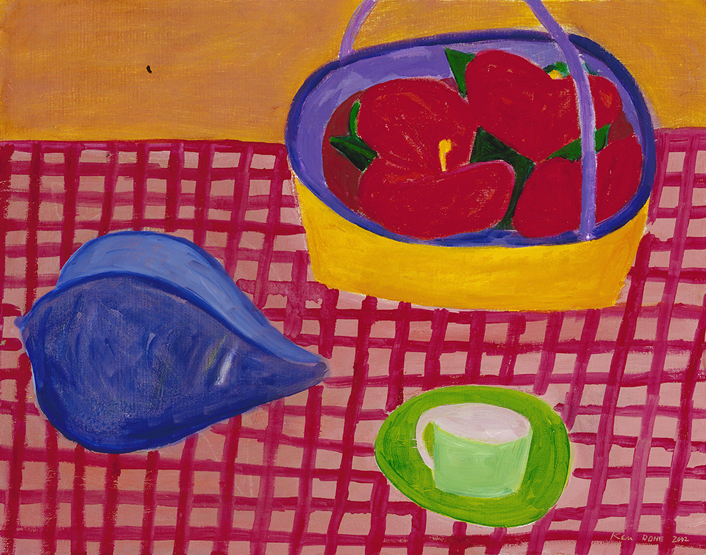 Still life with green cup